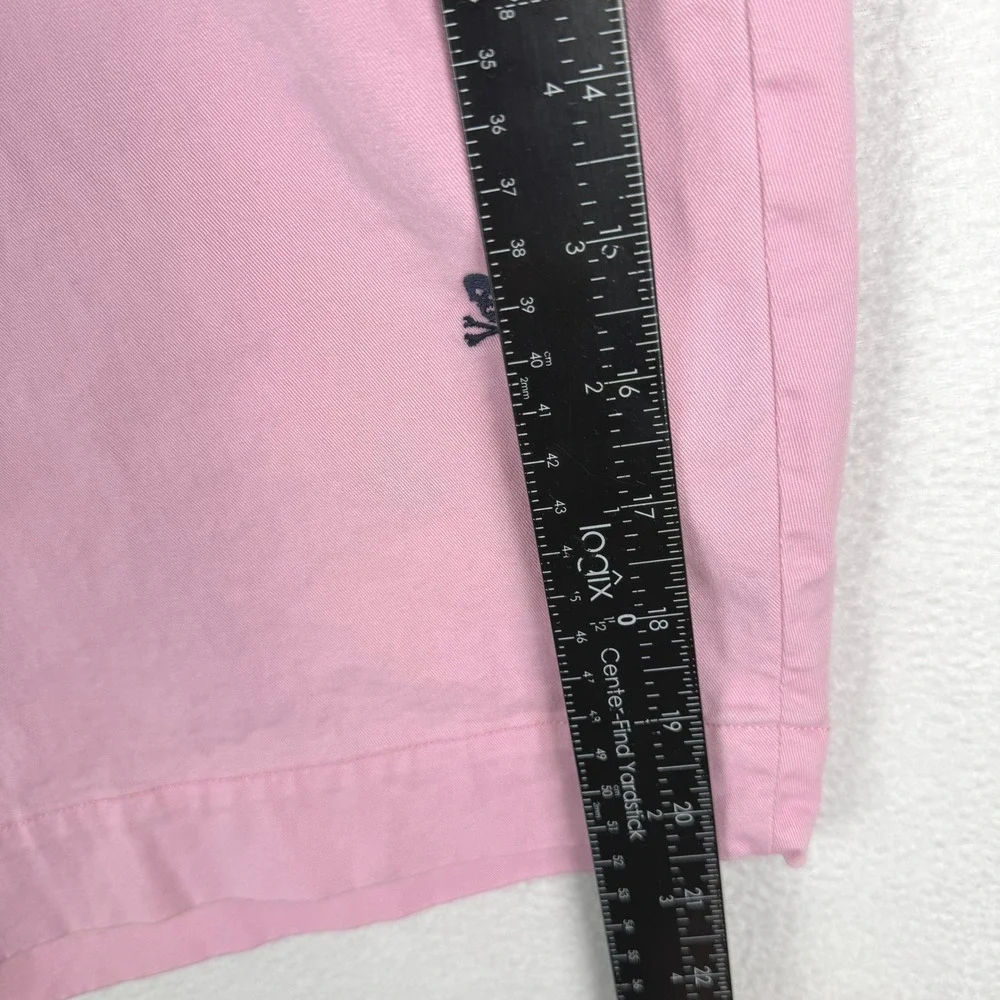 Polo Ralph Lauren Chino Shorts Mens 40 Pink Skull Crossbones AOP Embroidered